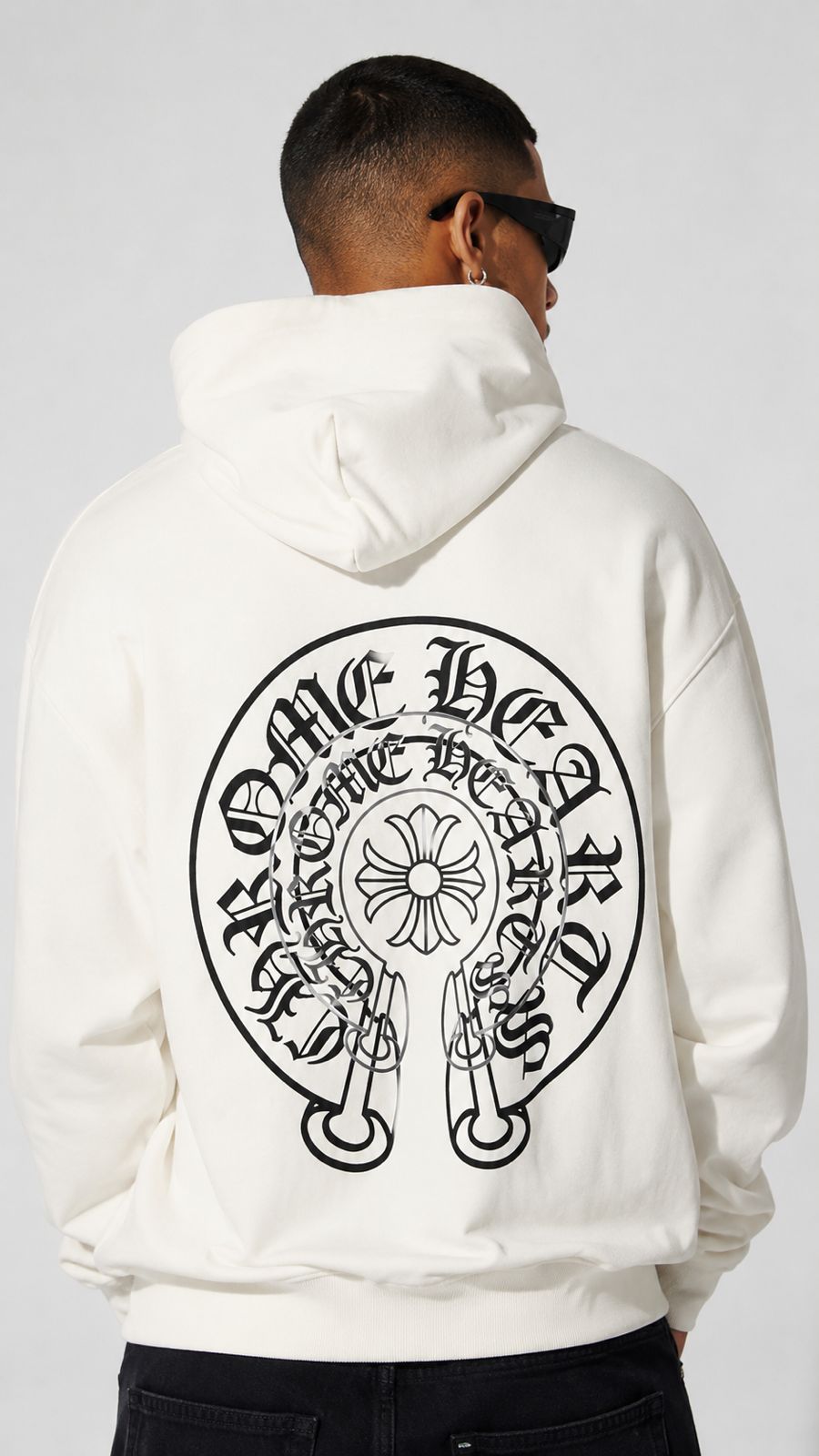 "POLERON ESTILO CHROME HEARTS"
